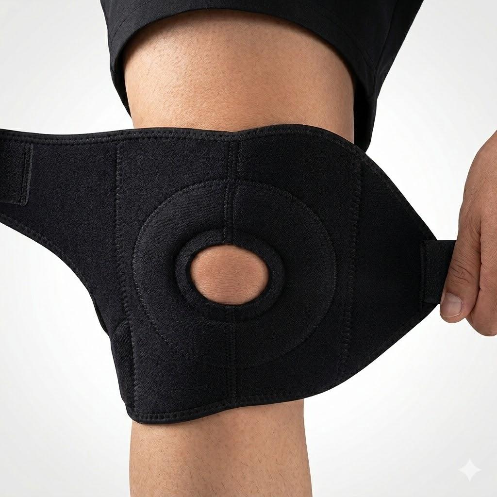 Genouillère rotulienne ouverte – Maintien et stabilisation de la rotule