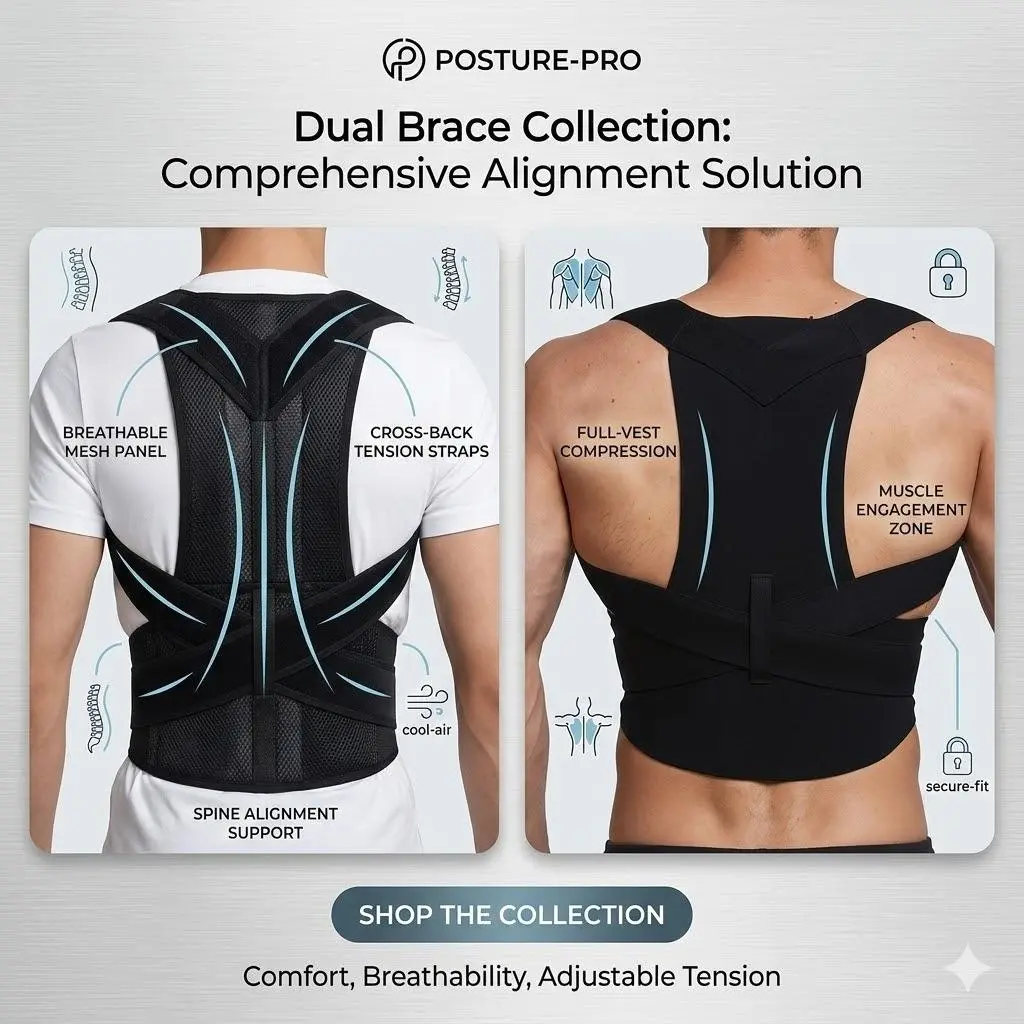 Redresse-Dos Croisé avec Baleines – Correction de la Posture | Ortho Life