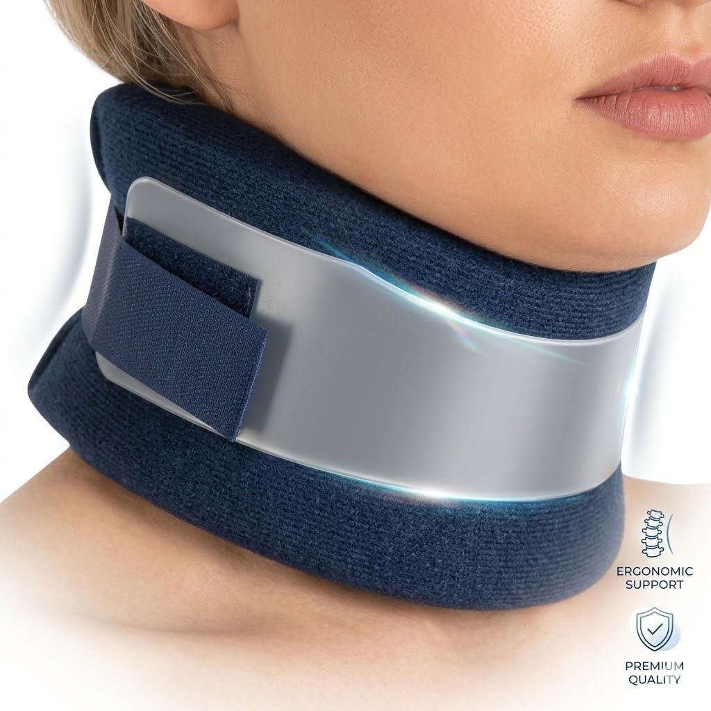 Collier Cervical C2 – Maintien Renforcé pour Entorse Bénigne et Cervicarthrose